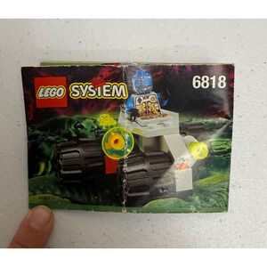 Lego System 6818 Cyborg Scout Space UFO System Instruction Manual Only